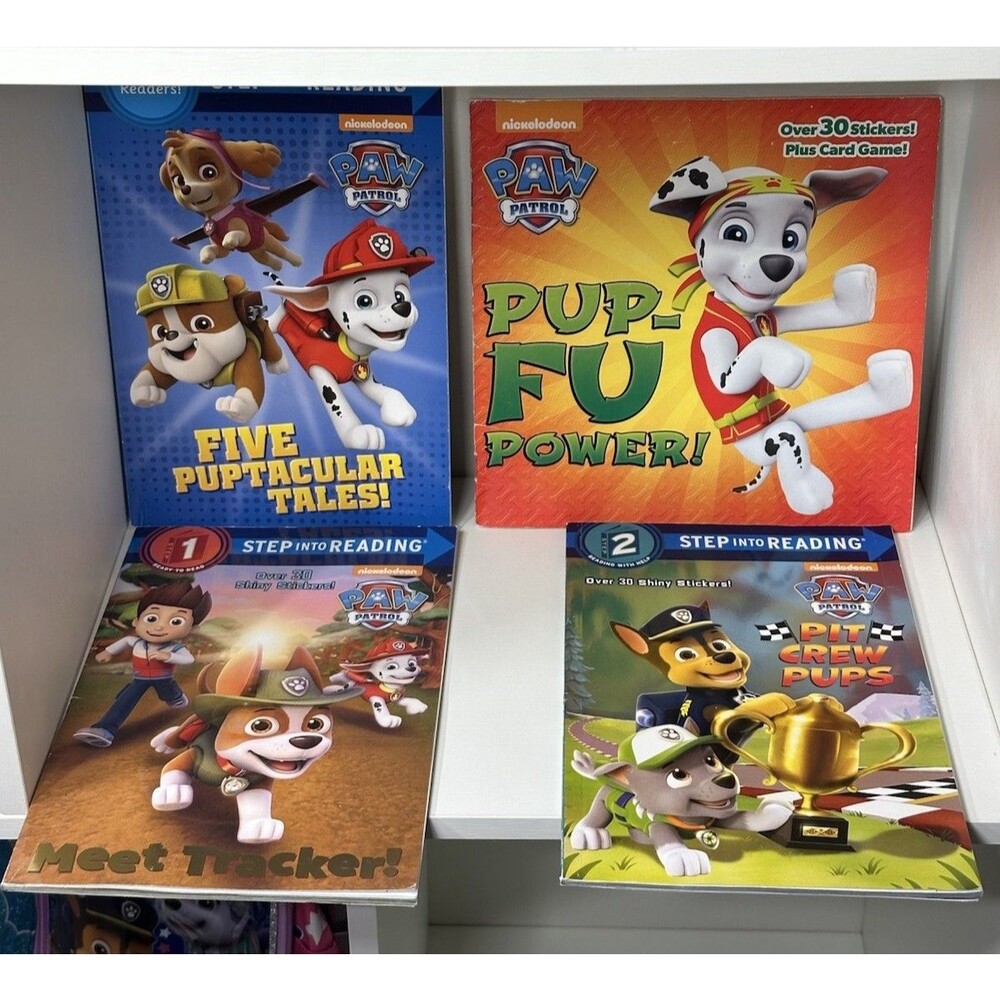 PAW PATROL Book Lot Step Into Reading Nickelodeon